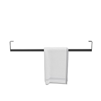 Полотенцедержатель KERAMA MARAZZI Logica LO.trl.90.BLK.M чёрный матовый 87см
