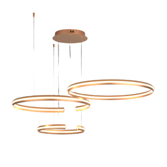 Светильник подвесной Eurosvet Gap 90280/3 золото Smart 160Вт LED