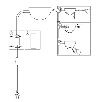 Бра Maytoni Mollis MOD126WL-01B 28Вт G9