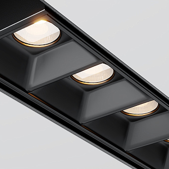 Магнитный трековый светильник Maytoni Points TR076-2-20W4K-B 20Вт LED чёрный