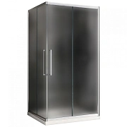 Угловое ограждение Abber Schwarzer Diamant AG02129MH 195х90см стекло матовое