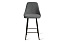 Барный стул AERO 43х49х97см велюр/сталь Dark Grey
