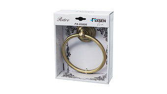 Полотенцедержатель FIXSEN RETRO FX-83811 античная латунь 16см