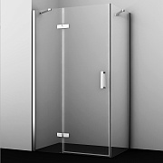 Угловое ограждение WASSERKRAFT Aller 10H06LWHITE 200х120см стекло прозрачное