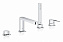Смеситель для ванны GROHE Plus 29307003 хром