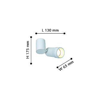 Спот Favourite Kinescope 2453-1U 5Вт 1 лампа GU10 LED