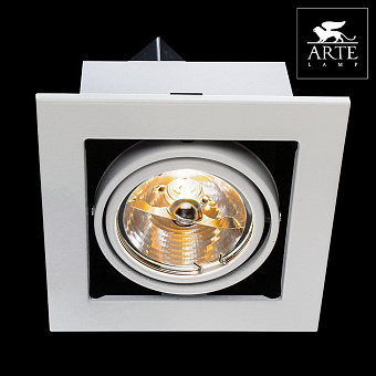 Светильник точечный встраиваемый Arte Lamp CARDANI MEDIO A5930PL-1WH 50Вт G5.3