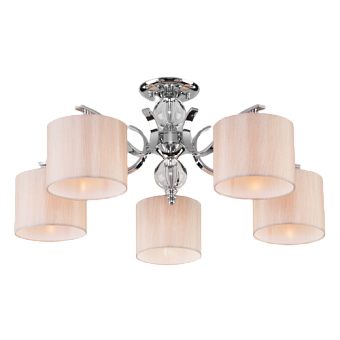 Люстра потолочная Eurosvet Shantel 60111/5 хром 40Вт 5 лампочек E14