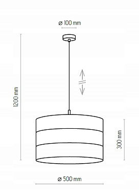 Светильник подвесной TK Lighting Tago 3211 60Вт E27