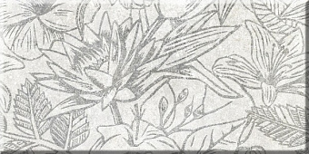 Декор BERYOZA CERAMICA Jardin 643261 серый 25х50см 0,875кв.м.