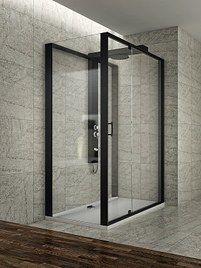 Угловое ограждение VITRA Zest 56930024000 220х90см стекло прозрачное