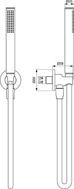 Душевой гарнитур IDEAL STANDARD CERAFINE BC544AA хром