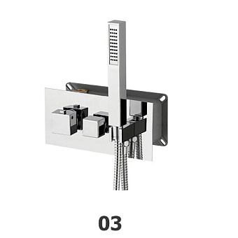 Смеситель для душа RGW Shower Panels 21140544-31 SP-44 хром