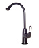 Смеситель для кухни D&K RheinEucharius DA1372425 высокий излив чёрный