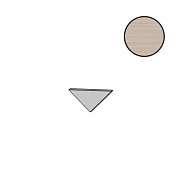 Вставка Atlas Concord Италия Aplomb A6NW Canvas Stripes Corner A.E. 1,4х1,4см 0,004кв.м.