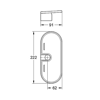 Мыльница GROHE Tempesta Classic 27596000 хром