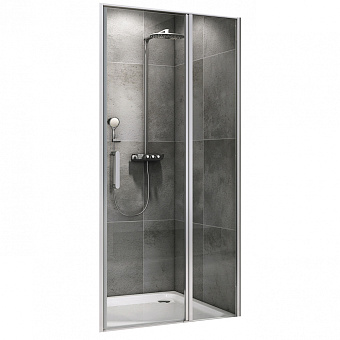 Душевая дверь Abber Sonnenstrand AG04110S 195х110см стекло прозрачное