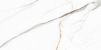 Полированный керамогранит Global Tile Angel Statuario_GT GT120605503PR белый 60х120см 1,44кв.м.