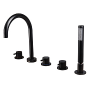 Смеситель для ванны Maxonor SUPERIOR PL1287-7 чёрный
