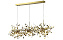 Светильник подвесной CRYSTAL LUX GARDEN GARDEN SP3х3 L1200 GOLD 162Вт G9/LED