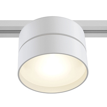 Трековый светильник Maytoni ONDA TR007-1-18W3K-W 18Вт LED белый для однофазного трека