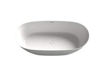 Ванна каменная SALINI SOFIA 102511GRH S-Sense глянцевая 165х75см отдельностоящая