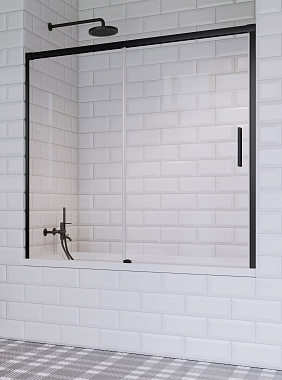 Стеклянная шторка на ванну RADAWAY Idea PN DWJ 170L 150х170см