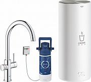 Смеситель для кухни GROHE Red II Duo 30079001 высокий излив хром