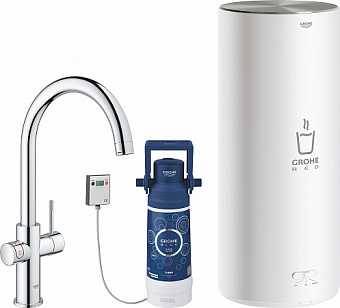 Смеситель для кухни GROHE Red II Duo 30079001 высокий излив хром