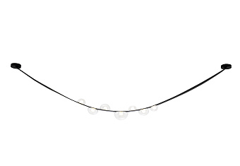 Светильник подвесной CRYSTAL LUX BOSQUE BOSQUE SP7 L3000 BLACK/TRANSPARENT 35Вт LED