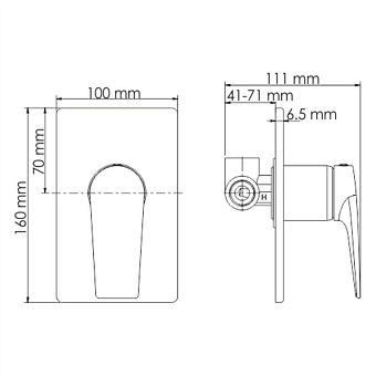 Гигиенический душ WASSERKRAFT А55094 золото