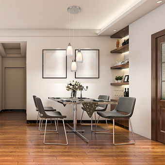 Светильник подвесной Eurosvet Cosmic 50085/3 хром 15Вт E14