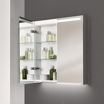 Шкаф зеркальный GEBERIT Option 500.205.00.1 15х75х70см с подсветкой