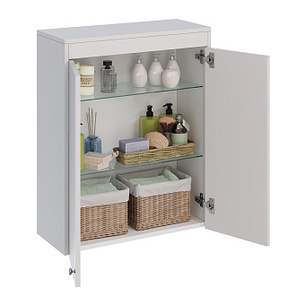 Шкаф подвесной LEMARK Romance LM07R35SH 30х60х75см белый