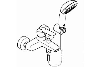 Смеситель для ванны GROHE Eurosmart 33302003 хром
