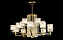 Люстра подвесная CRYSTAL LUX NICOLAS NICOLAS SP-PL10+5 GOLD/WHITE 900Вт 15 лампочек E14