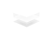 Соединитель профиля для магнитной трековой системы CRYSTAL LUX SPACE CLT 0.213 03 WH