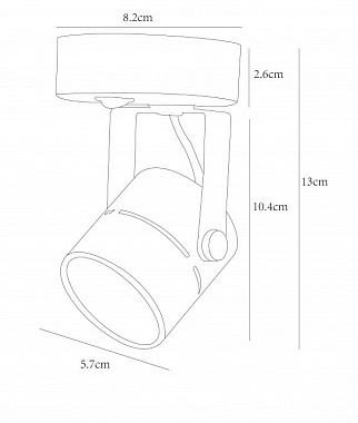 Светильник настенный Arte Lamp MIZAR A1311AP-1WH 50Вт GU10