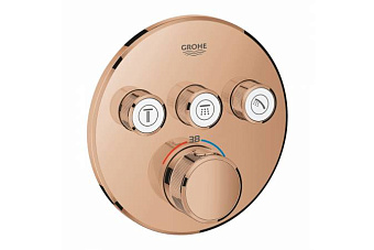 Смеситель для душа GROHE Grohtherm SmartControl 29121DA0 медь