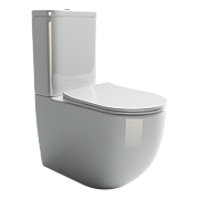 Унитаз напольный Ceramica Nova MIA CN1801 безободковый с микролифтом