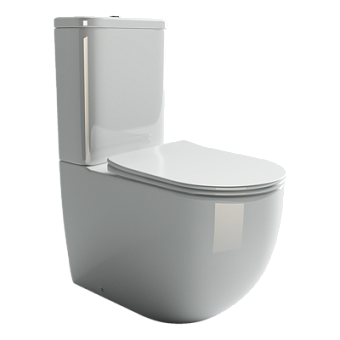 Унитаз напольный Ceramica Nova MIA CN1801 безободковый с микролифтом