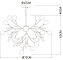 Люстра подвесная Arte Lamp CANDY A7274SP-36GO 3Вт 36 лампочек G4