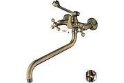Смеситель для ванны Maxonor MN2619-4 бронза