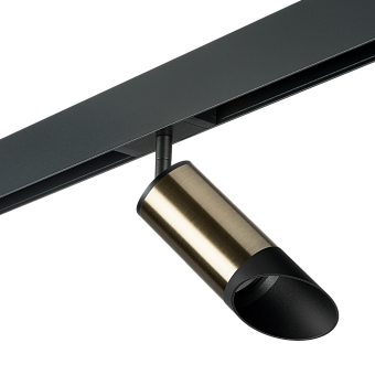 Трековый светильник Lightstar Rullo PRO43137 50Вт GU10 бронза для однофазного трека