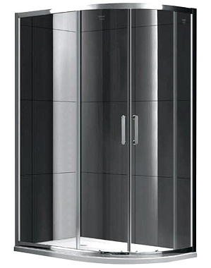 Угловое ограждение Gemy Victoria S30202 190х90см стекло прозрачное