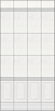 Настенная плитка KERAMA MARAZZI 6387 серый 25х40см 1,1кв.м. матовая