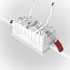 Светильник точечный встраиваемый Maytoni Alfa LED DL043-02-10W3K-SQ-W 20Вт LED