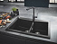 Мойка кухонная GROHE K700 31657AP0 83,8х56см чёрный матовый