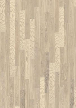 Паркетная доска KARELIA Essence ясень ASH 4 STORY 138 WHITE ORCHID 10313148A5253111 1116х138х14мм 1,23кв.м 1-полосная