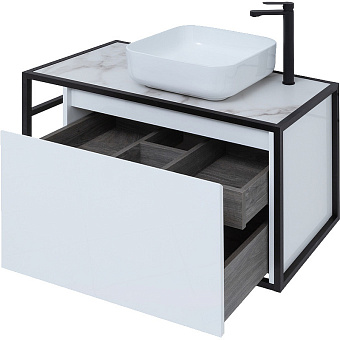 Тумба под раковину подвесная AQUANET Nova Lite Loft 261651 44х90х51,8см